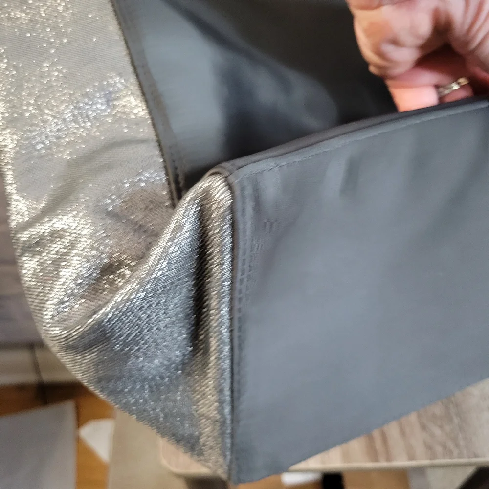 Coach Black and Glitter Tote Bag